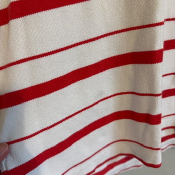 Vintage Y2K Abercrombie Collared Striped Muscle Polo Shirt Men's M - Picture 4 of 5